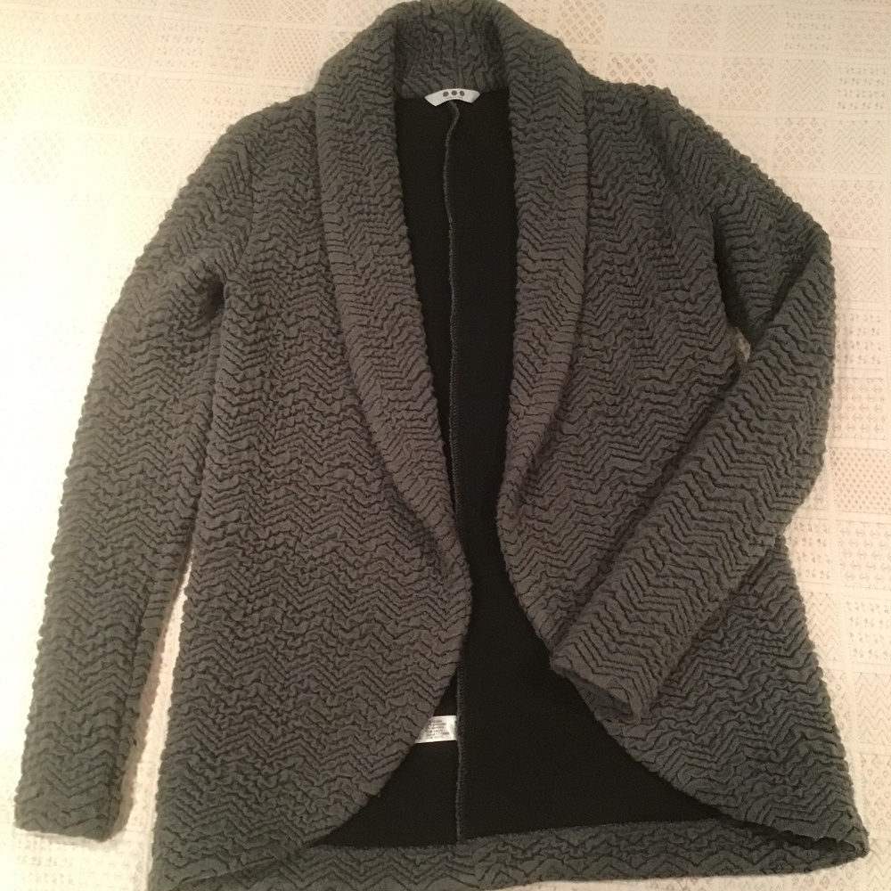 Grey lapel jacket, size XS